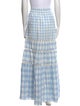 LoveShackFancy Plaid Print Long Skirt
