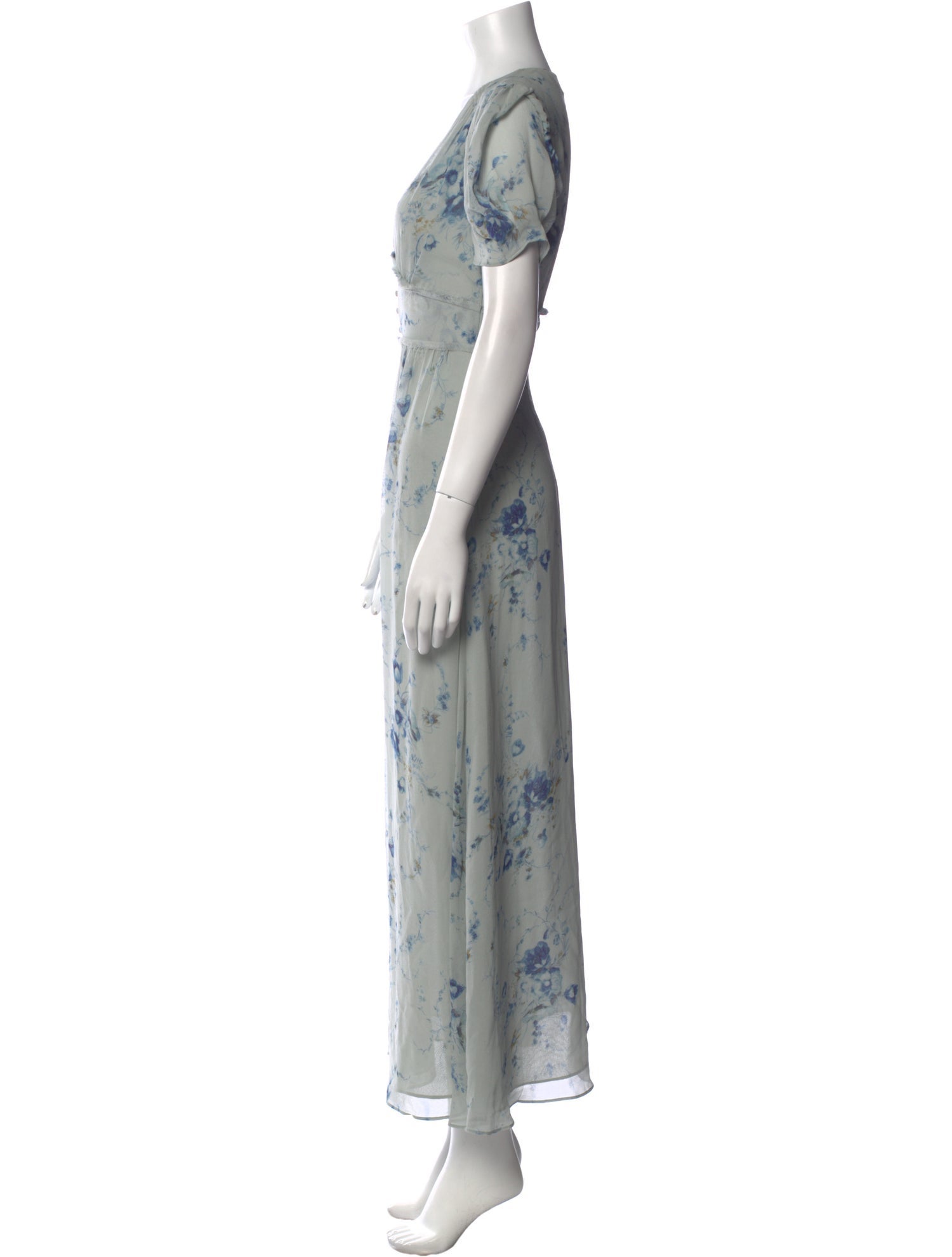 LoveShackFancy Silk Long Dress w/ Tags