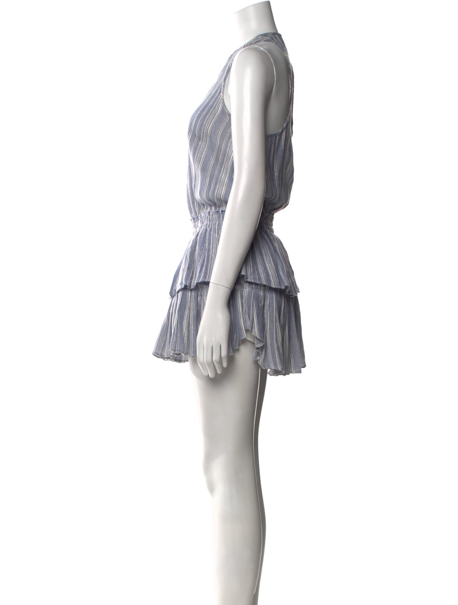 LoveShackFancy Striped Mini Dress