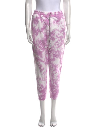 LoveShackFancy Tie-Dye Print Skinny Leg Pants