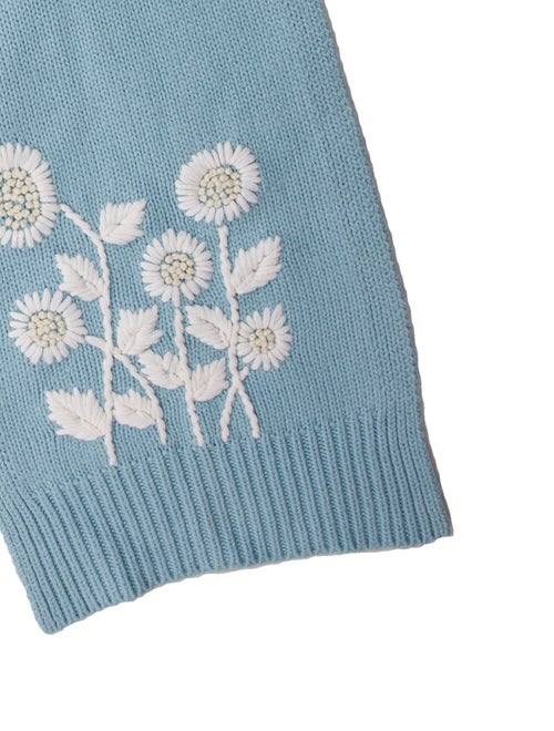 LoveShackFancy Nylon Floral Print Scarf