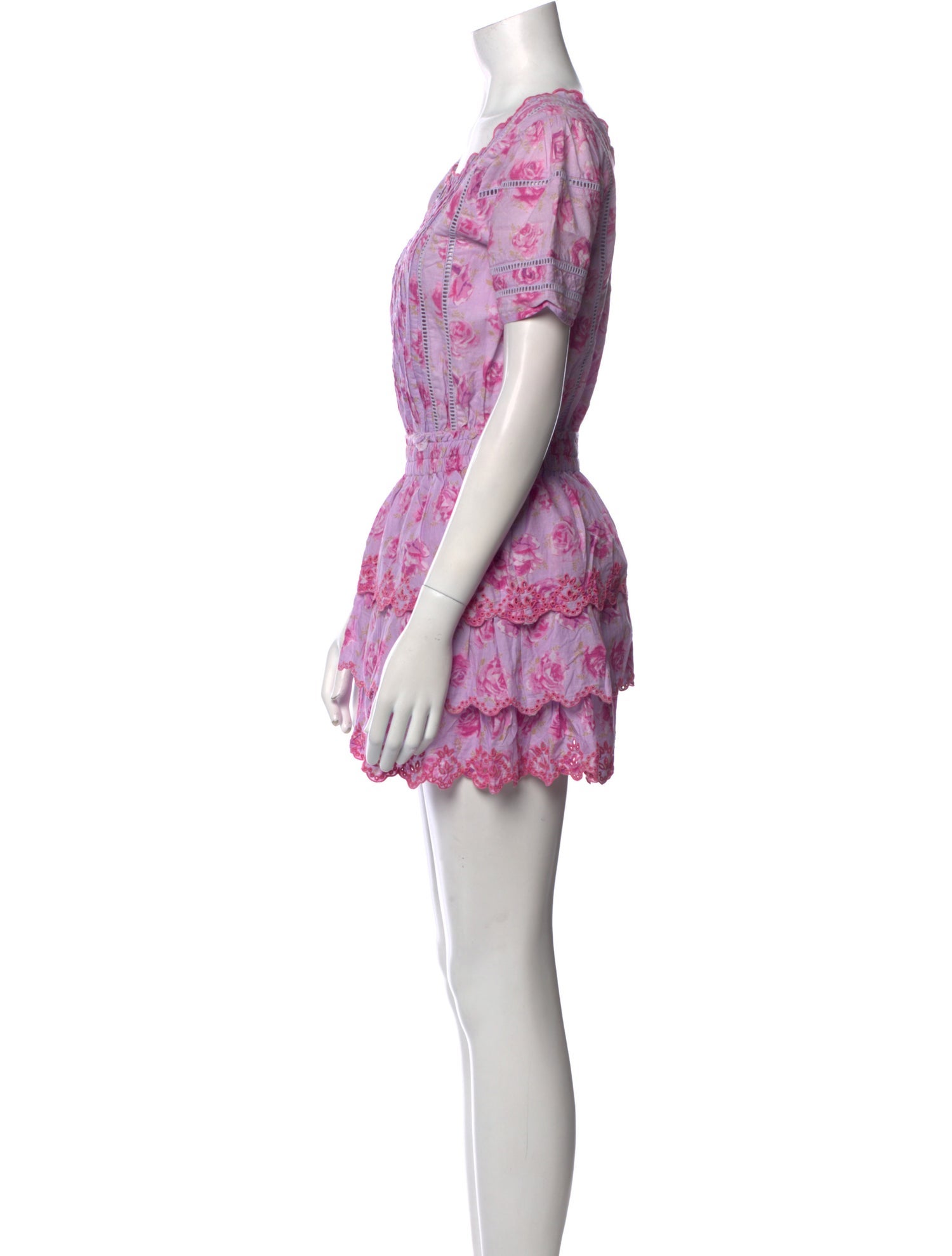 LoveShackFancy Printed Mini Dress