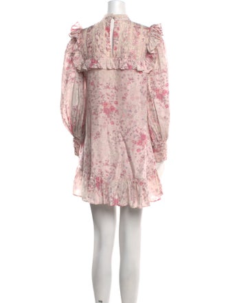 LoveShackFancy Silk Mini Dress