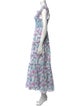 LoveShackFancy Floral Print Long Dress