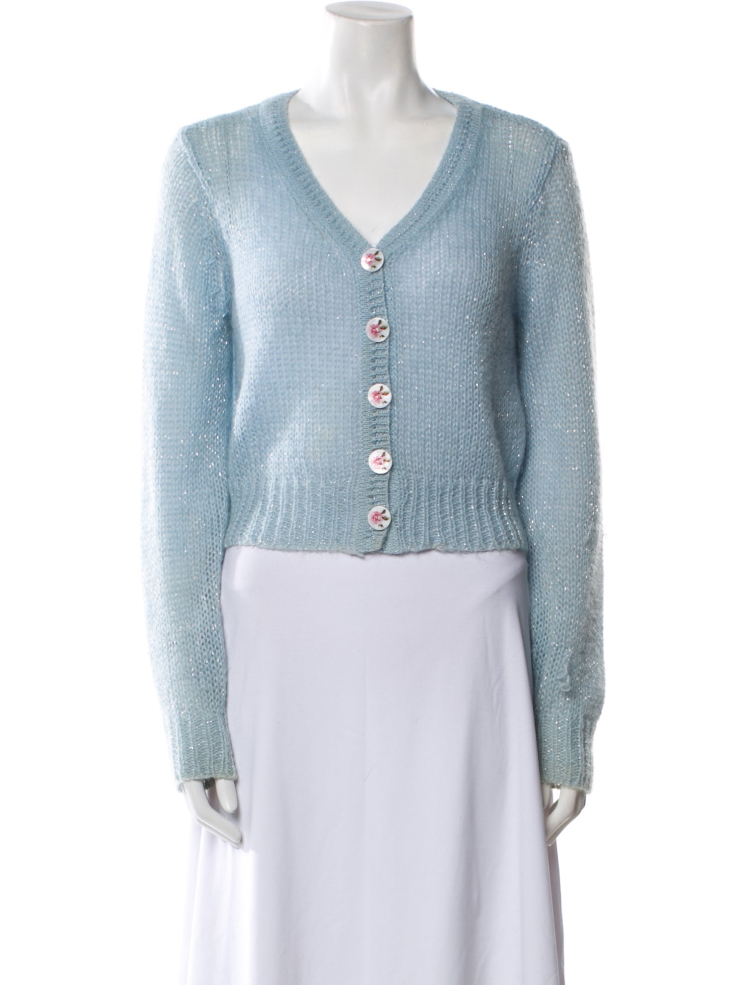 LoveShackFancy V-Neck Sweater