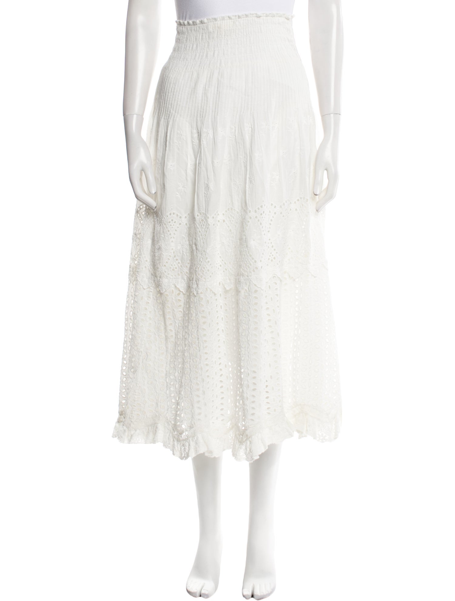 LoveShackFancy Midi Length Skirt