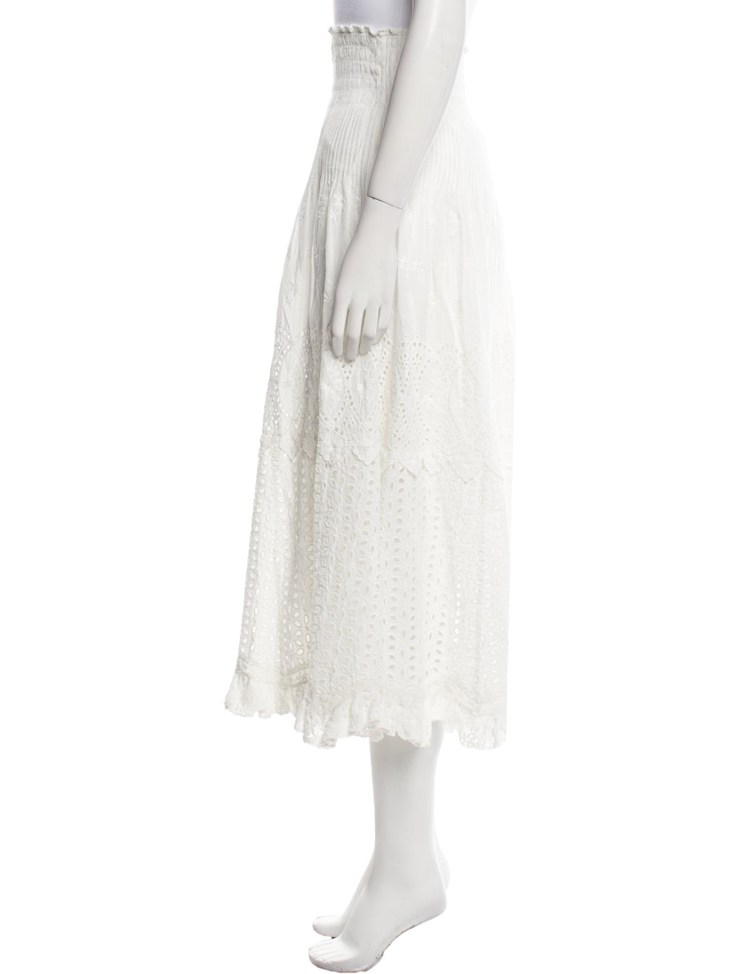 LoveShackFancy Midi Length Skirt