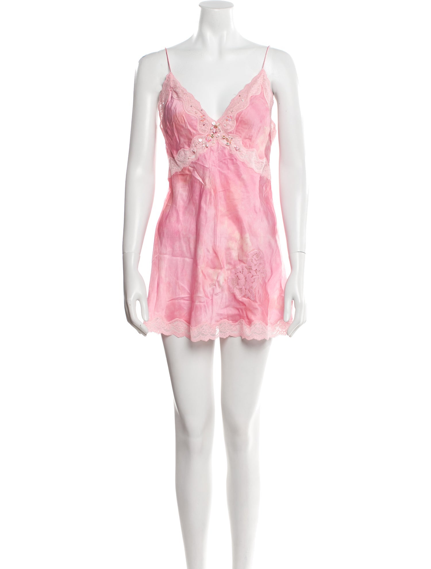 LoveShackFancy Silk Mini Dress