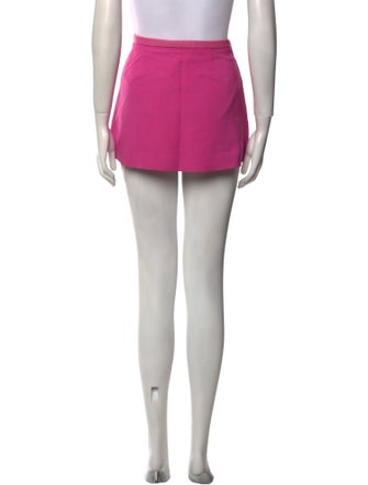 LoveShackFancy Raw-Edge Trim Mini Skirt