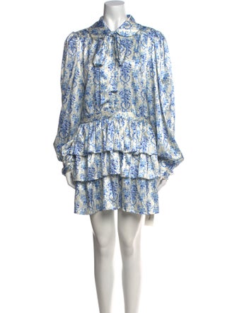 LoveShackFancy Paisley Print Mini Dress