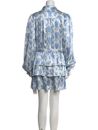 LoveShackFancy Paisley Print Mini Dress