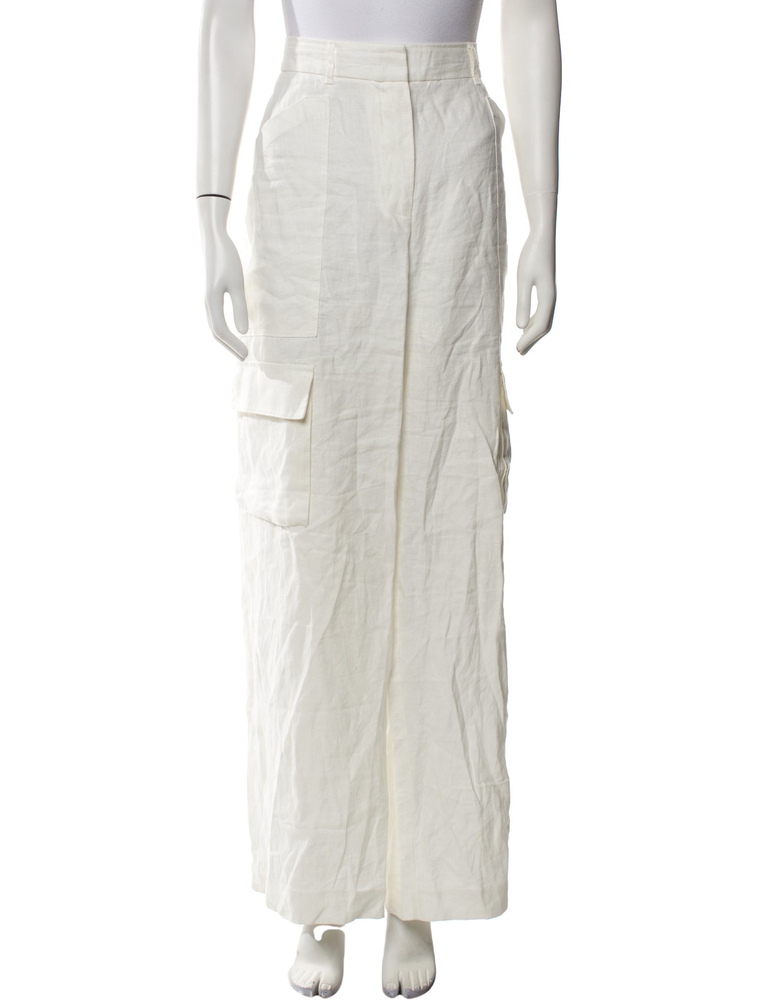 LoveShackFancy Linen Wide Leg Pants