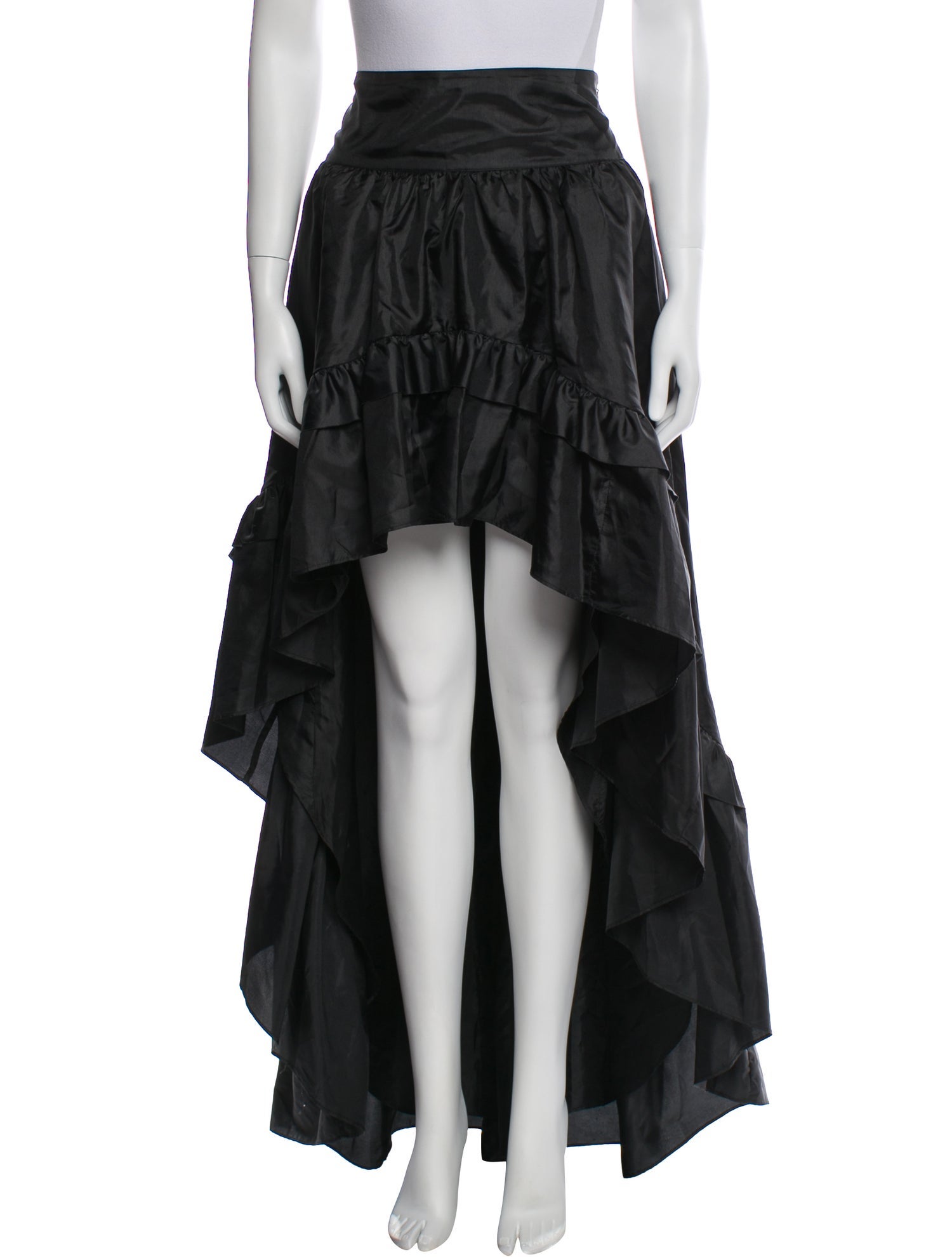 LoveShackFancy Ruffle Embellishment Long Skirt