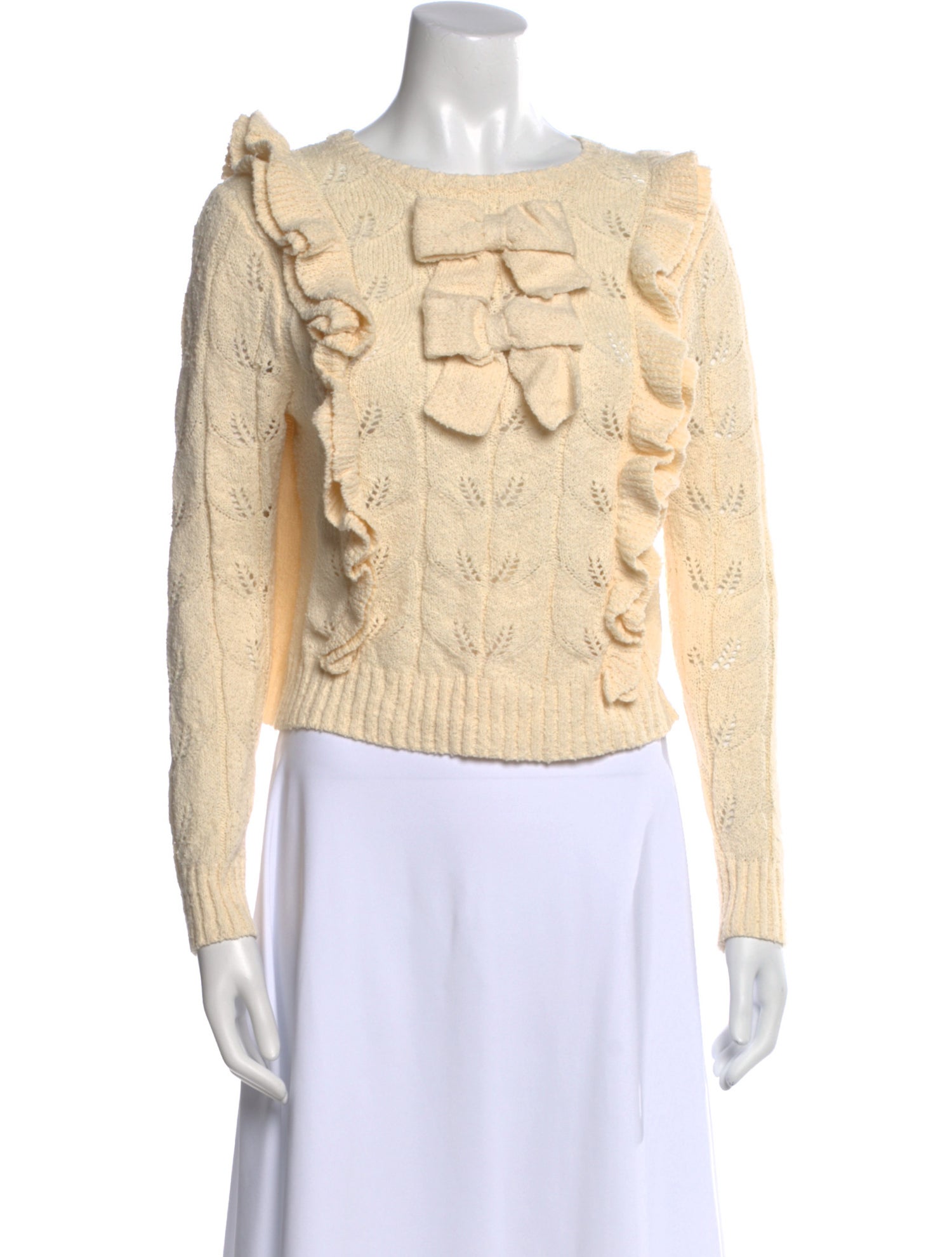 LoveShackFancy Crew Neck Sweater