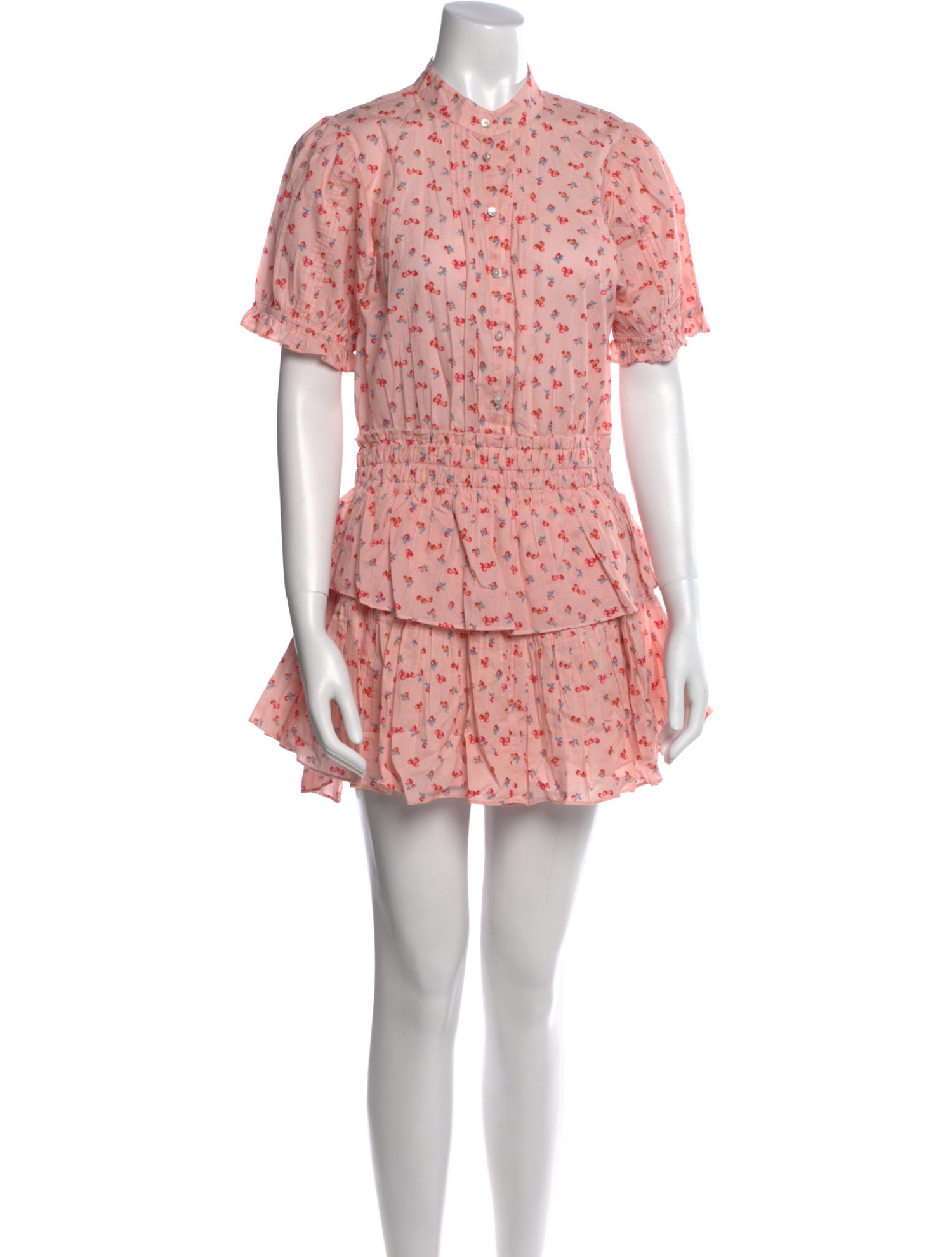 LoveShackFancy Floral Print Mini Dress w/ Tags