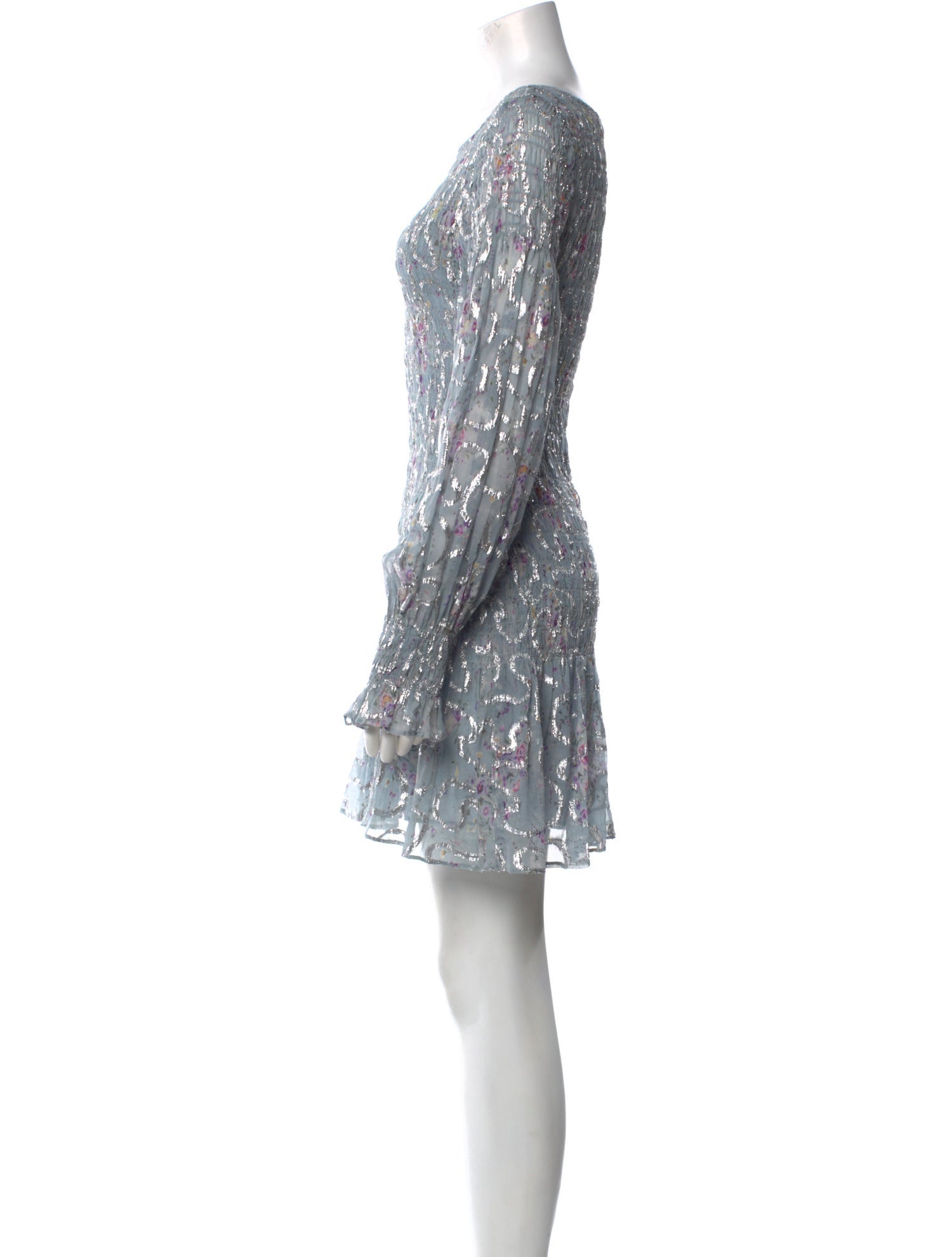 LoveShackFancy Silk Mini Dress