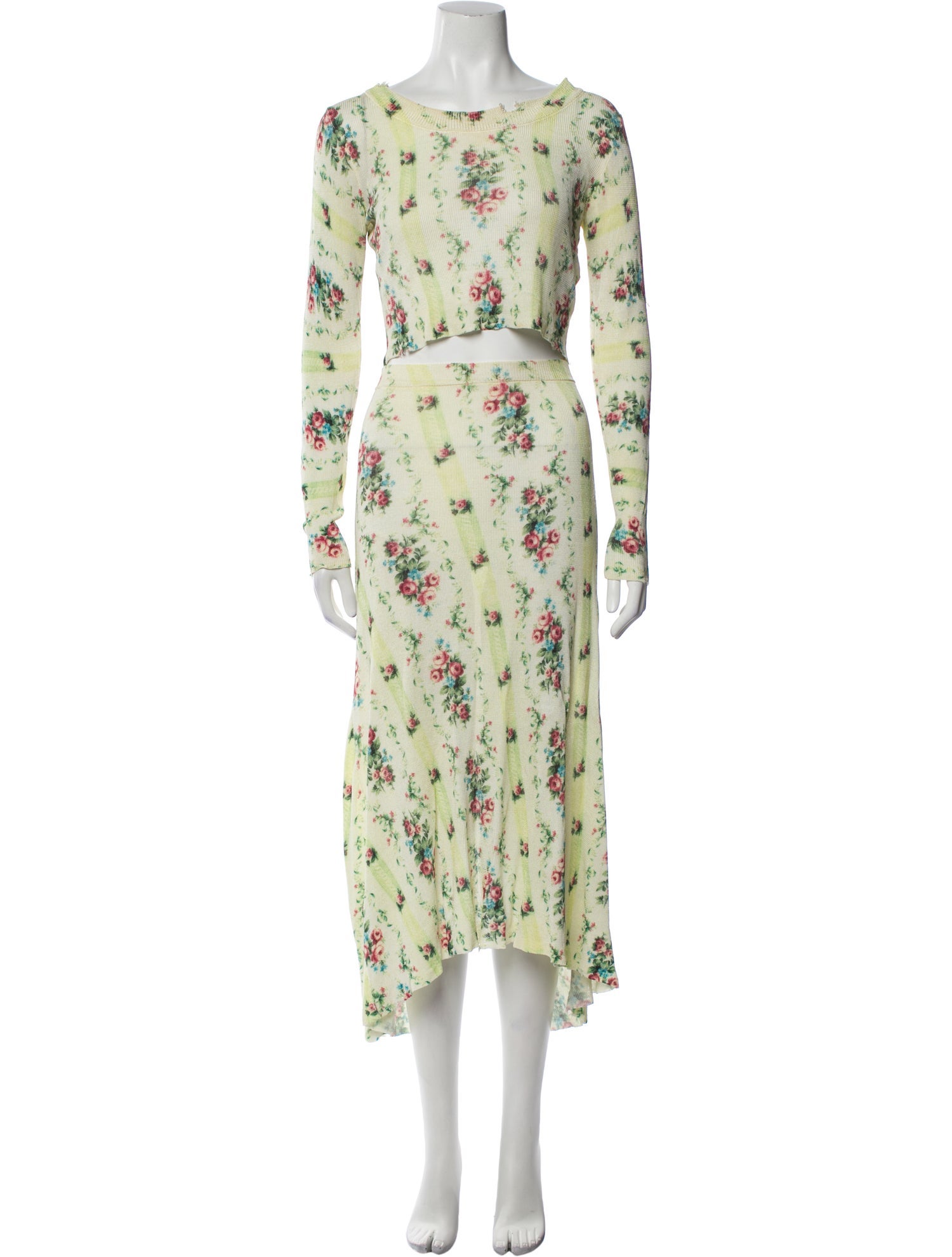 LoveShackFancy Floral Print Skirt Set