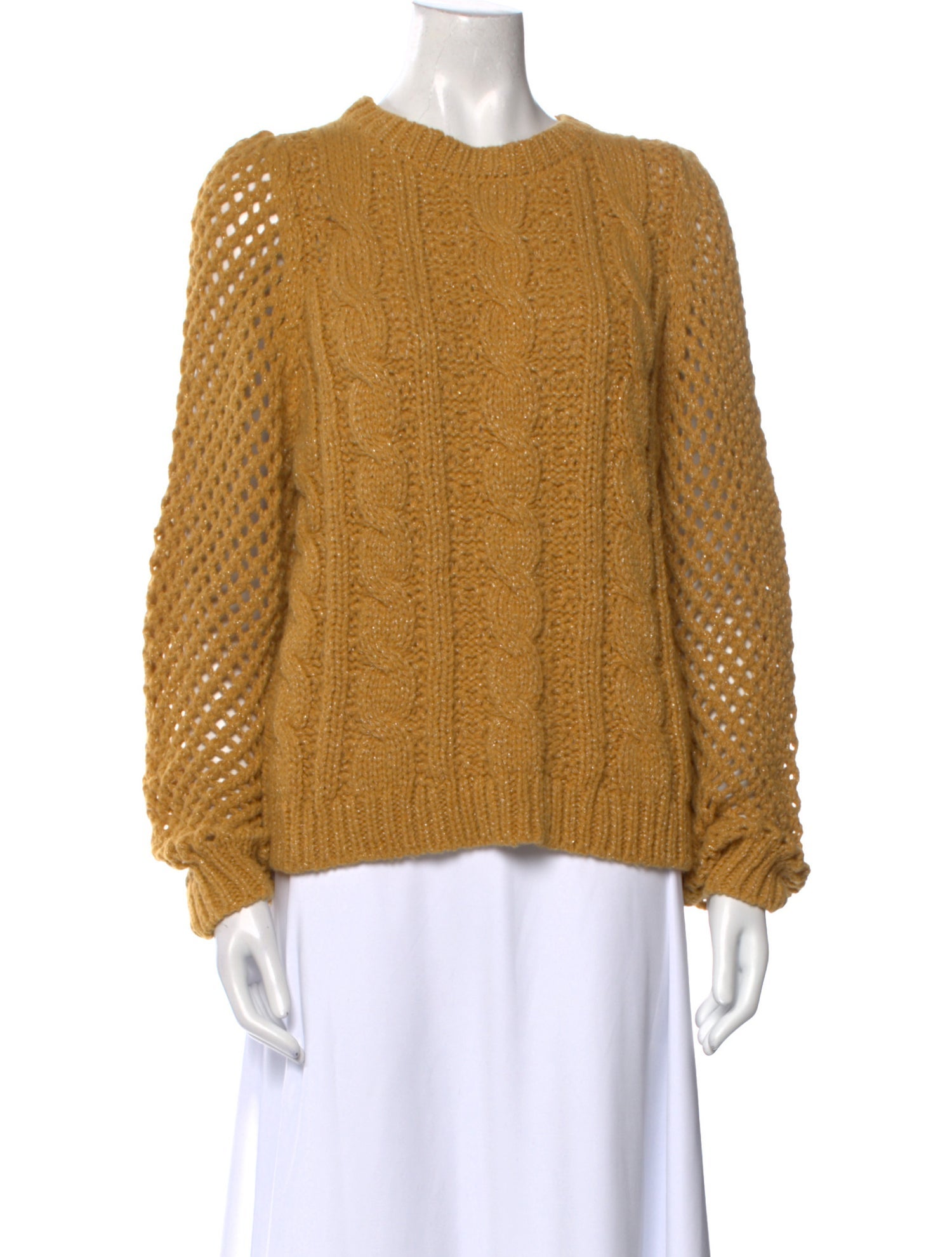 LoveShackFancy Crew Neck Sweater