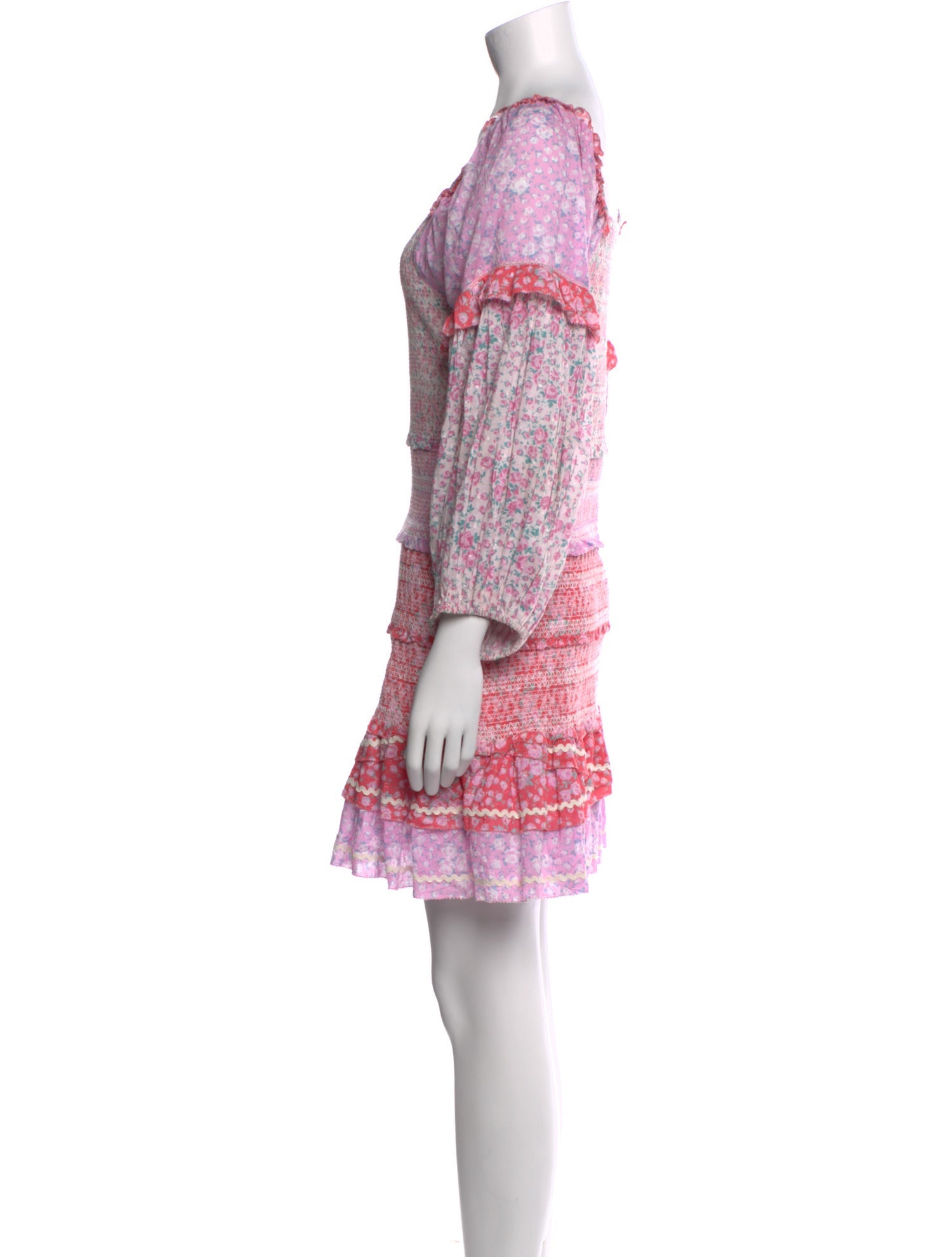 LoveShackFancy Printed Mini Dress