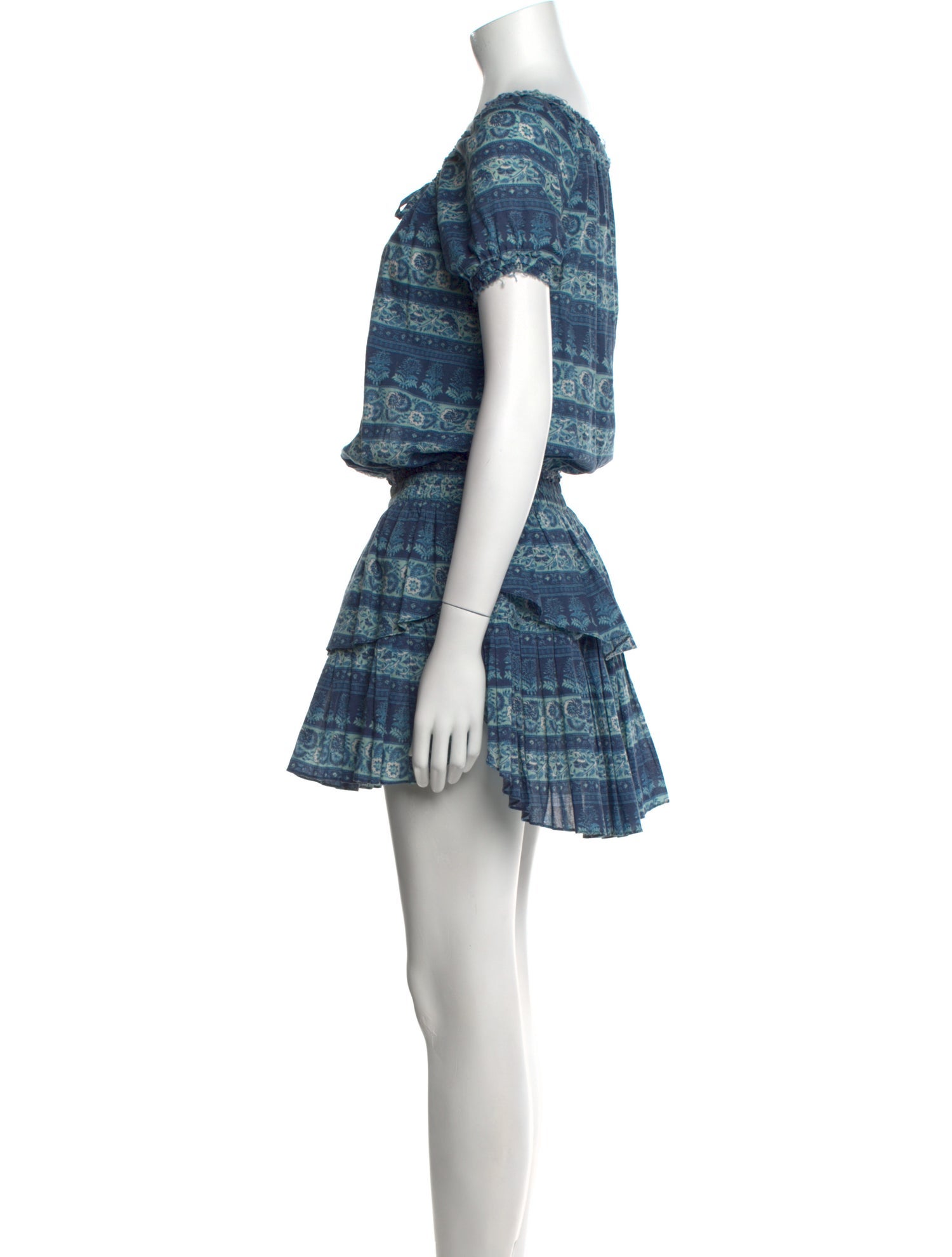 LoveShackFancy Printed Mini Dress