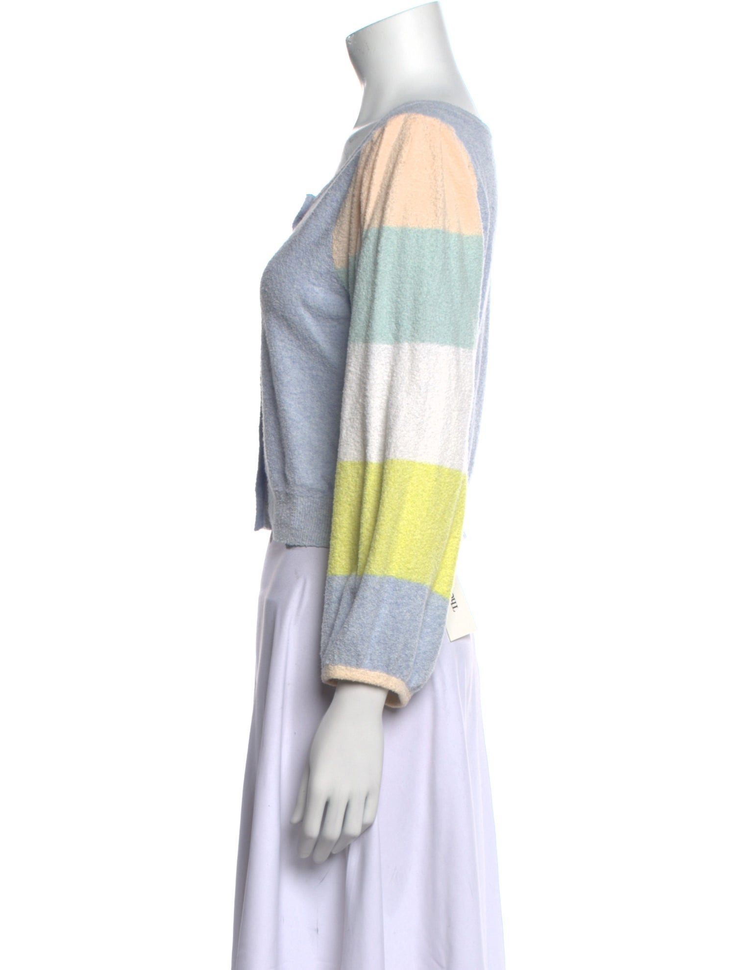 LoveShackFancy Printed Scoop Neck Sweater