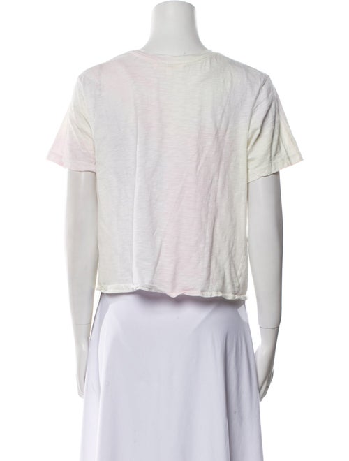 LoveShackFancy Scoop Neck Short Sleeve T-Shirt