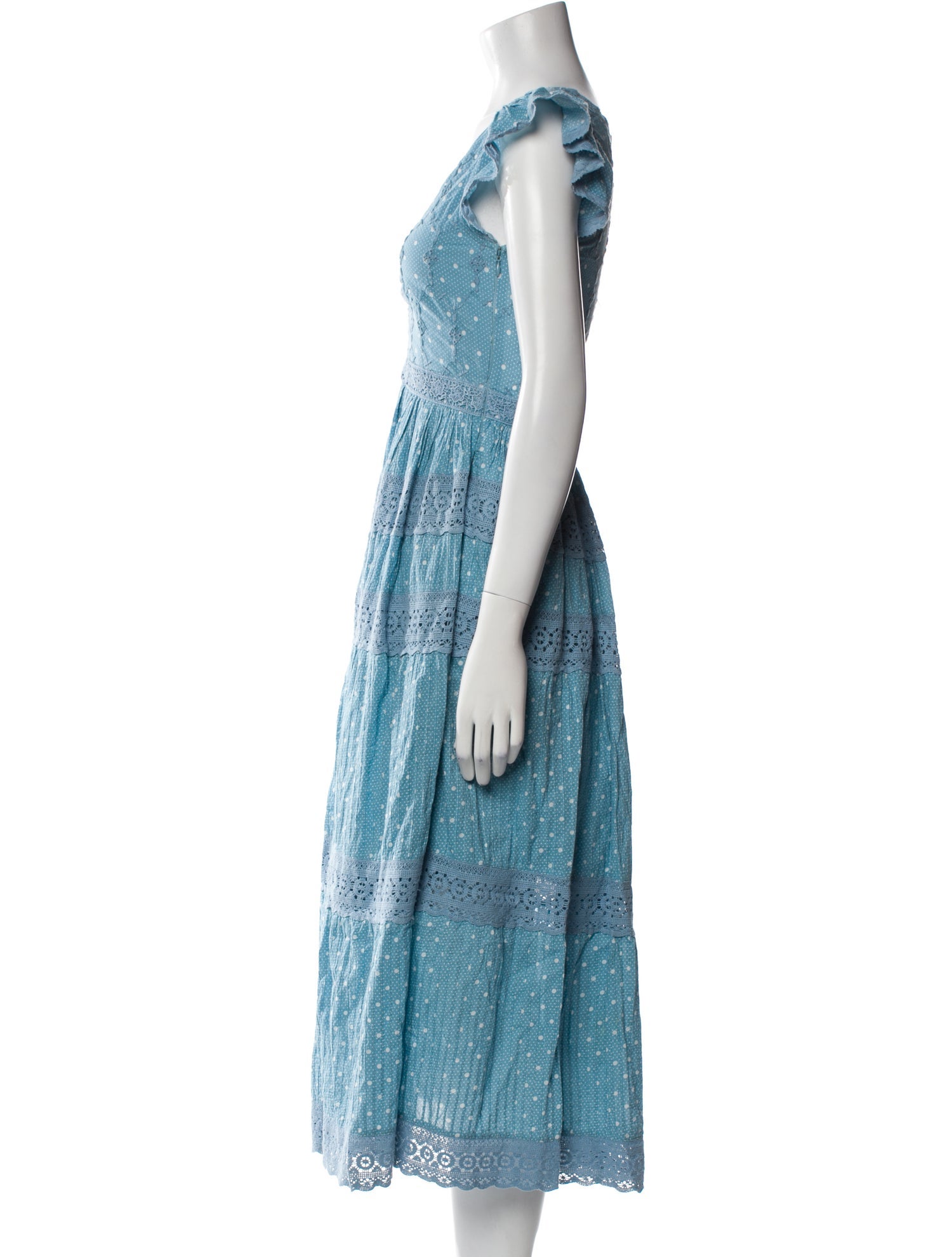 LoveShackFancy Paisley Print Long Dress