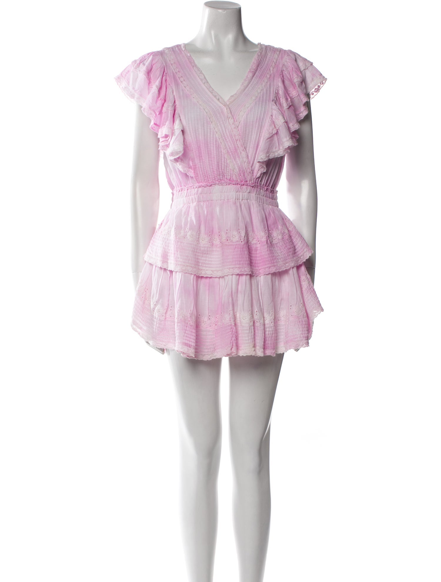 LoveShackFancy Printed Mini Dress