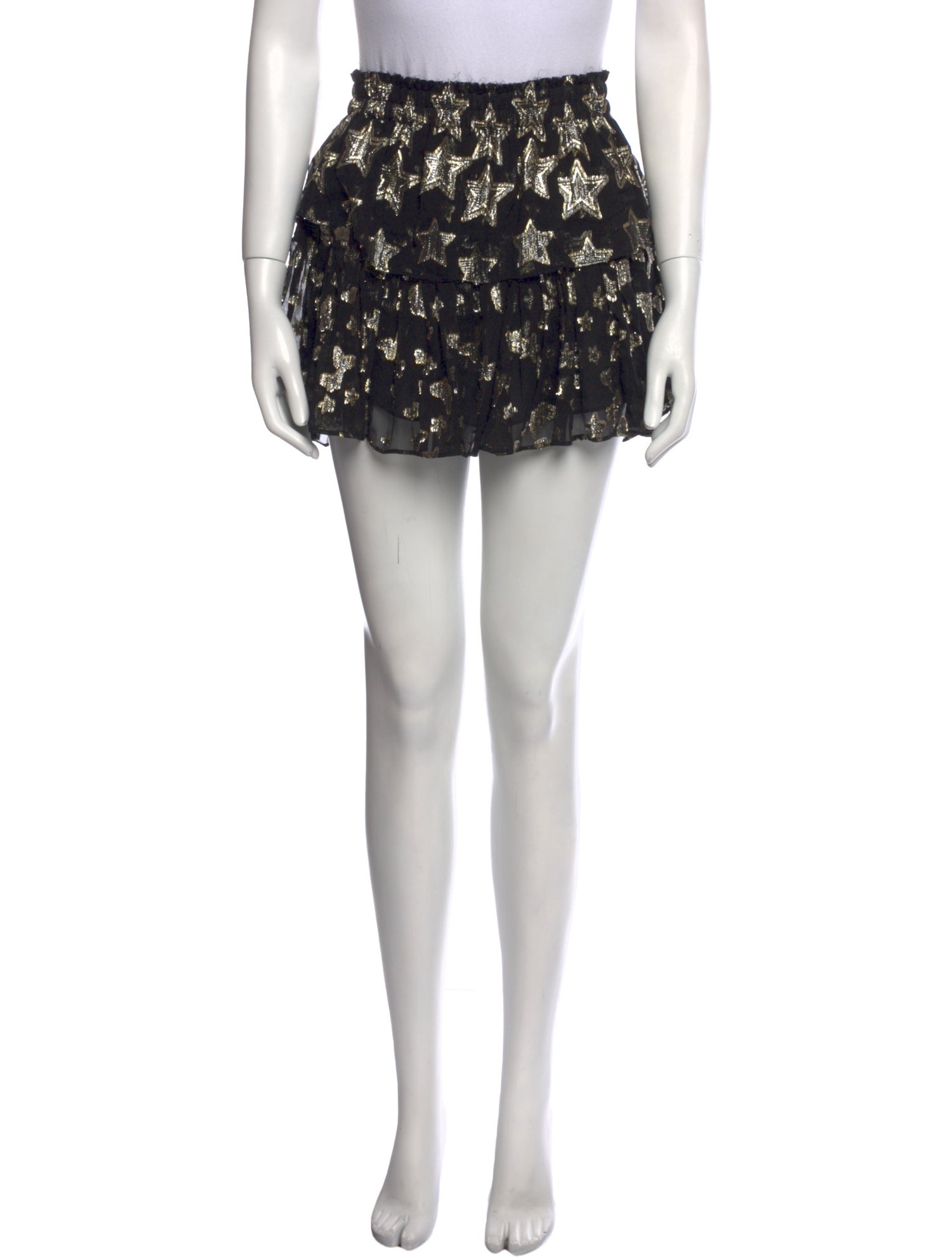 LoveShackFancy Silk Mini Skirt