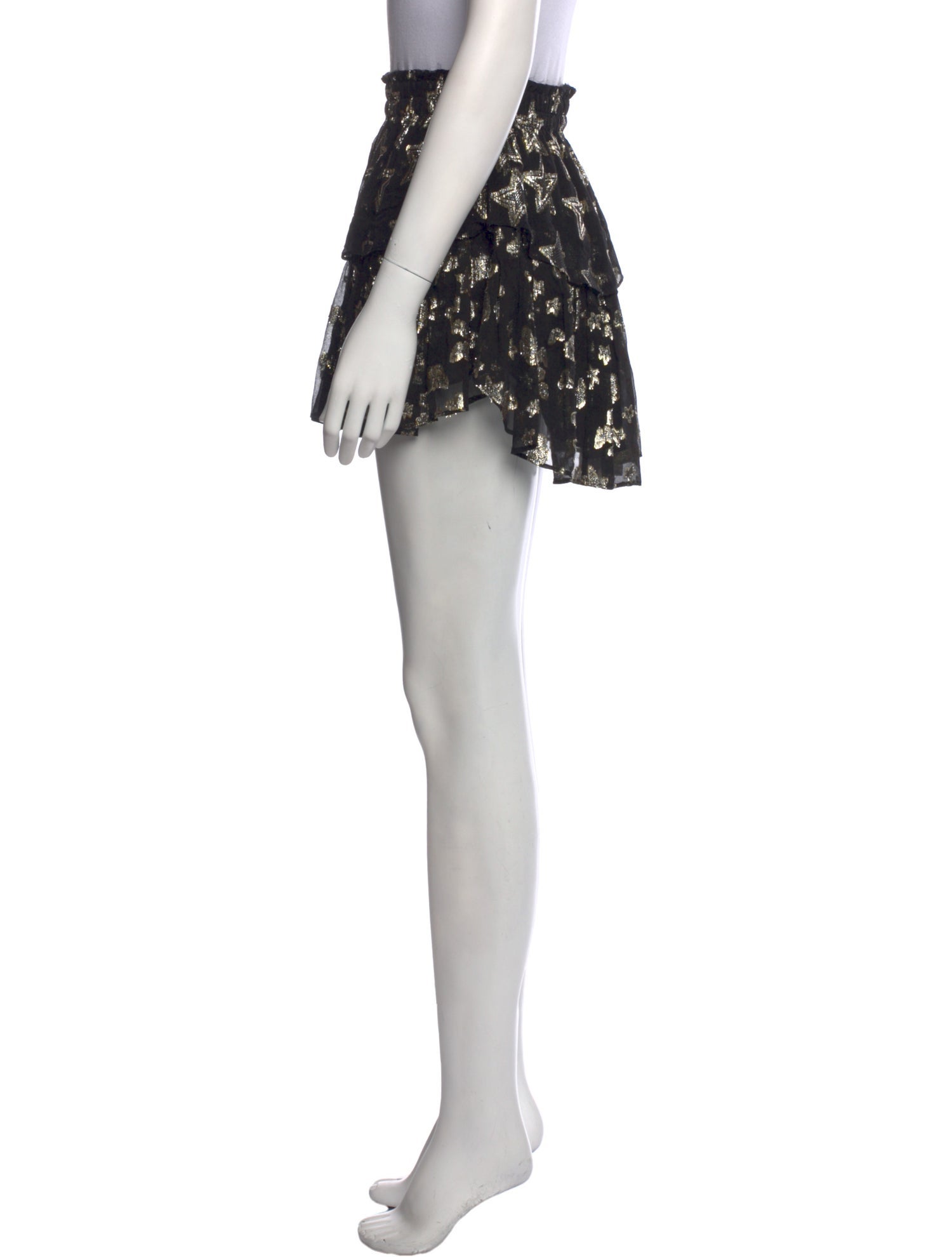 LoveShackFancy Silk Mini Skirt