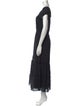 LoveShackFancy Scoop Neck Long Dress