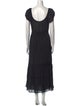 LoveShackFancy Scoop Neck Long Dress