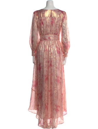 LoveShackFancy Silk Long Dress