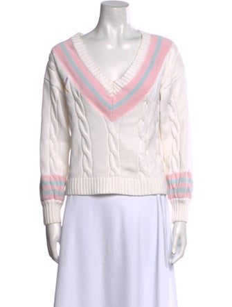 LoveShackFancy V-Neck Sweater