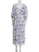 LoveShackFancy Floral Print Long Dress