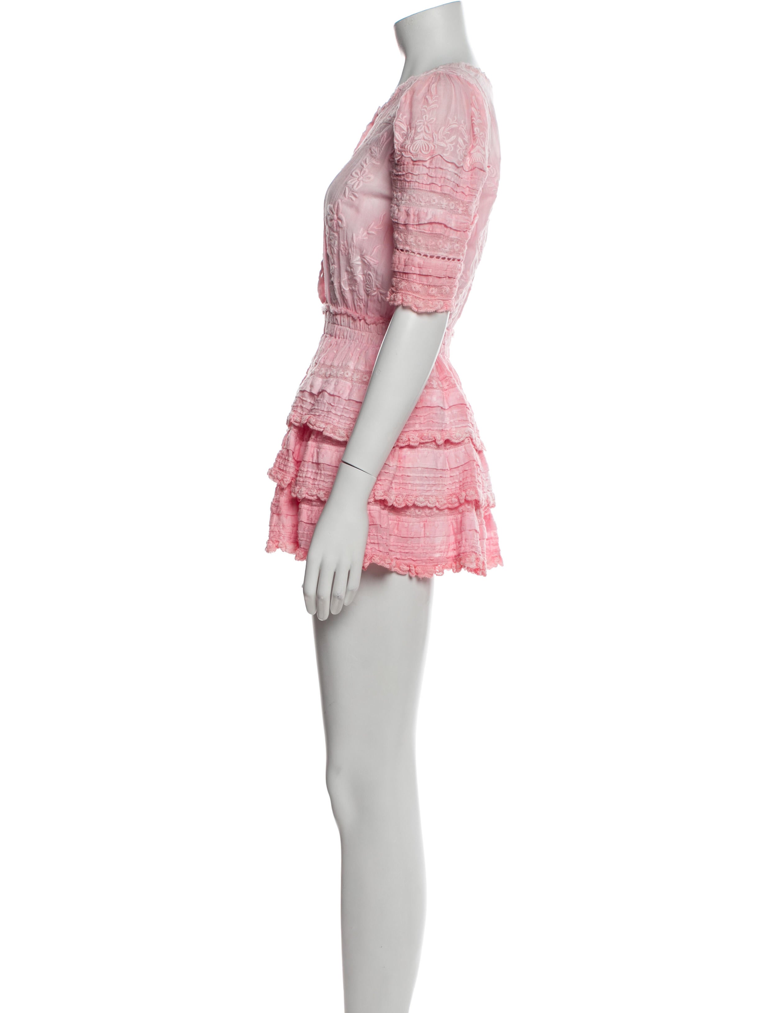 LoveShackFancy Printed Mini Dress