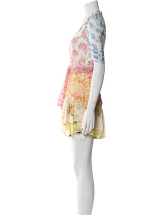 LoveShackFancy Silk Mini Dress