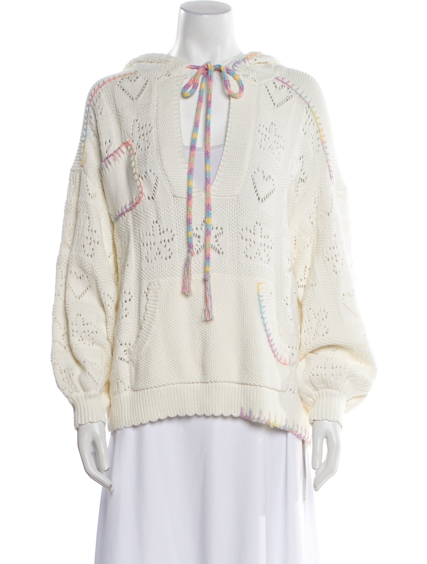 LoveShackFancy Alpaca Crew Neck Sweater