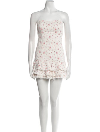 LoveShackFancy Printed Mini Dress