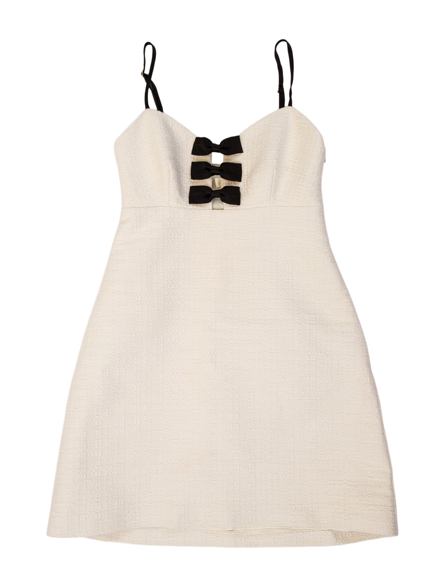 LoveShackFancy Square Neckline Mini Dress