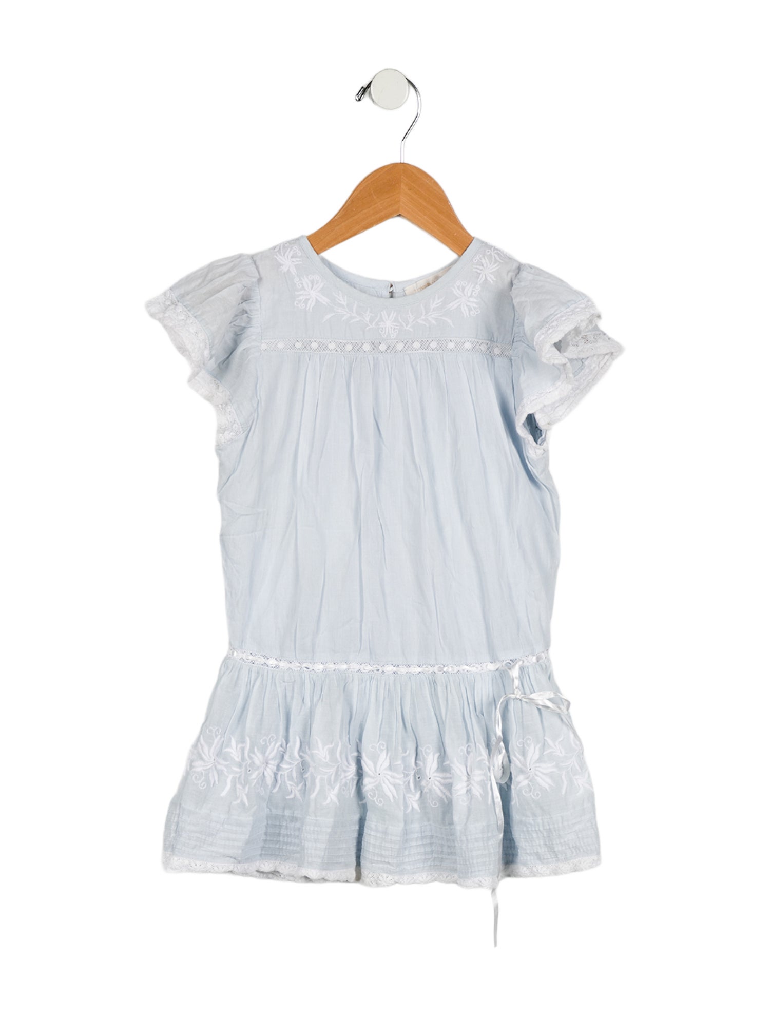 LoveShackFancy Toddler Girls' Lace Trimmed Dress
