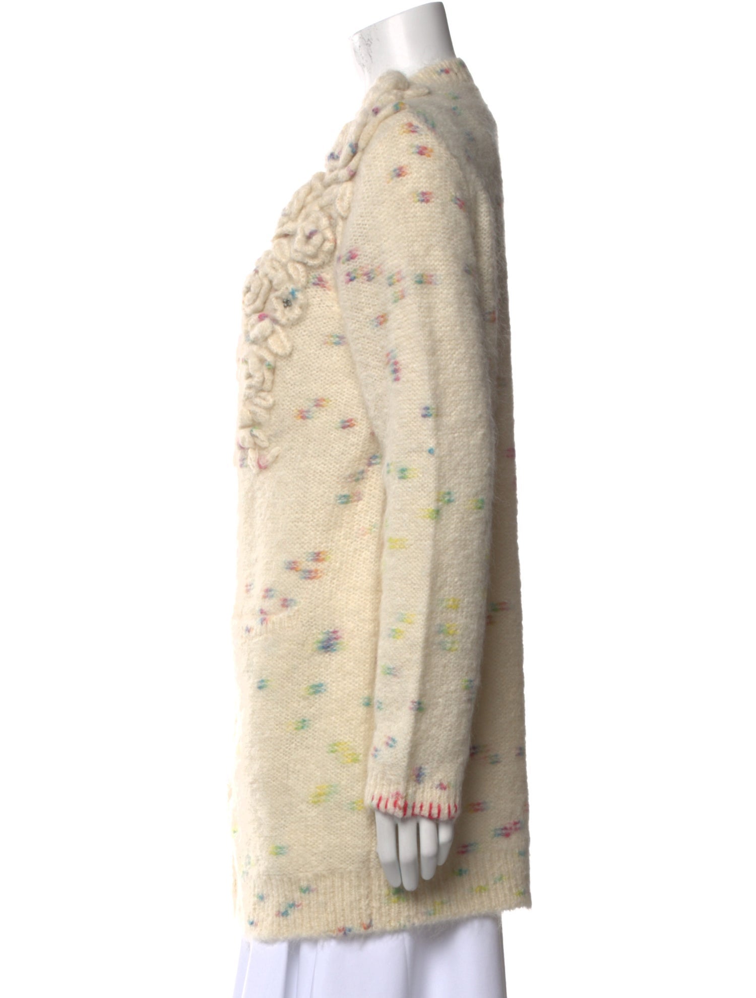 LoveShackFancy Alpaca Printed Sweater