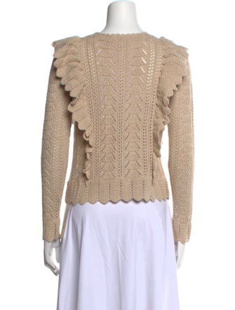 LoveShackFancy Baby Alpaca Scoop Neck Sweater