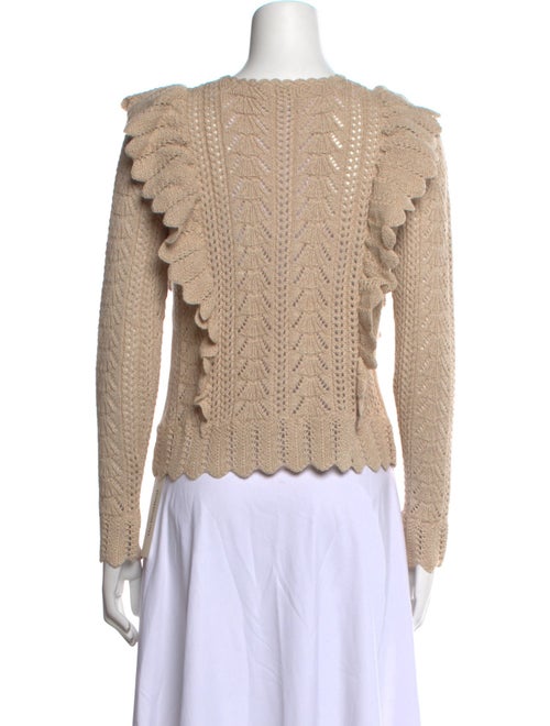 LoveShackFancy Baby Alpaca Scoop Neck Sweater