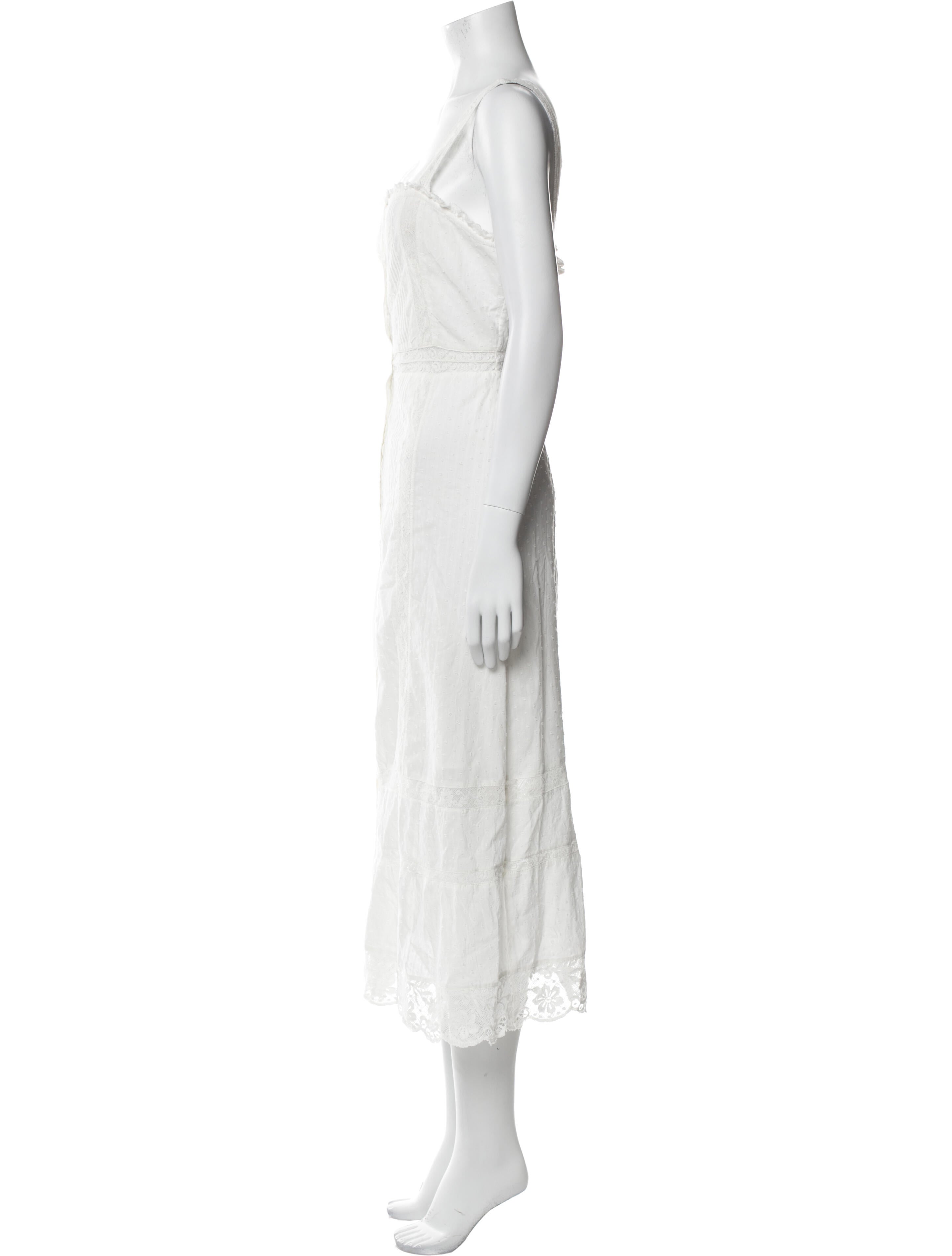 LoveShackFancy Square Neckline Long Dress w/ Tags