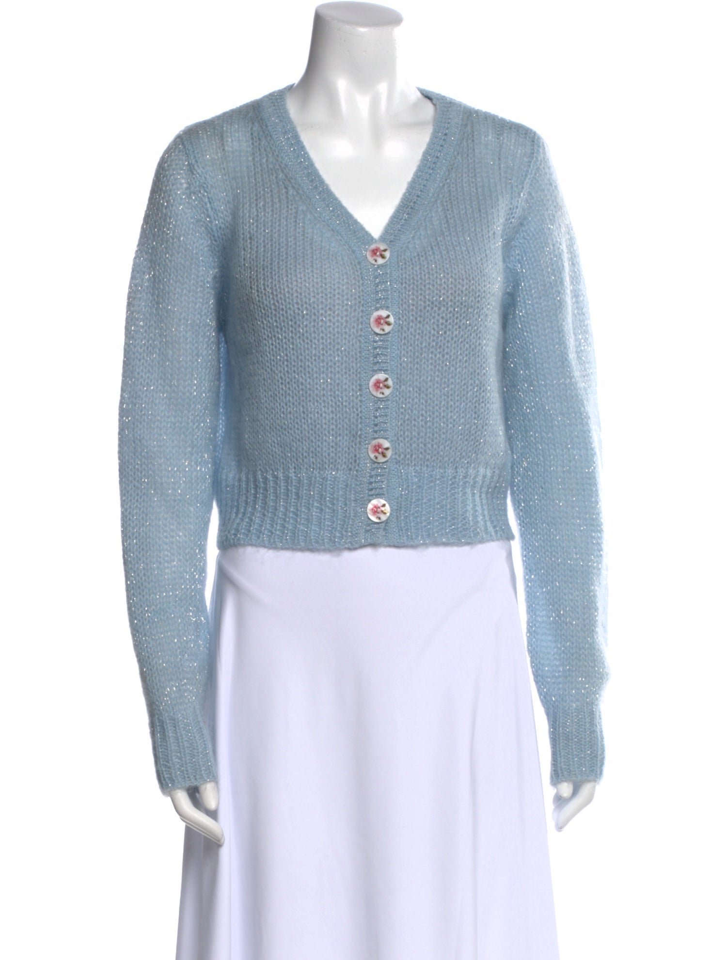 LoveShackFancy V-Neck Sweater