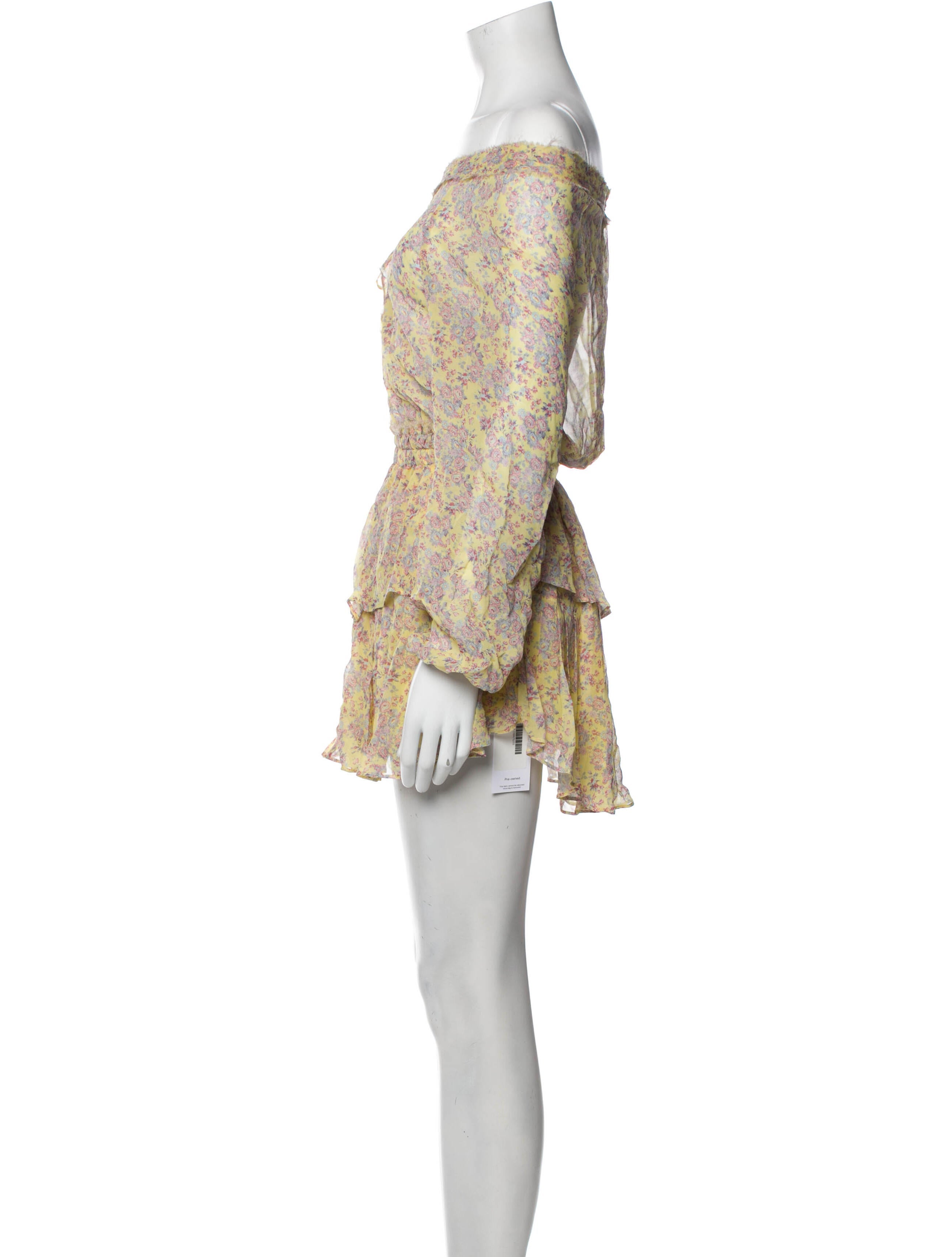 LoveShackFancy Silk Mini Dress