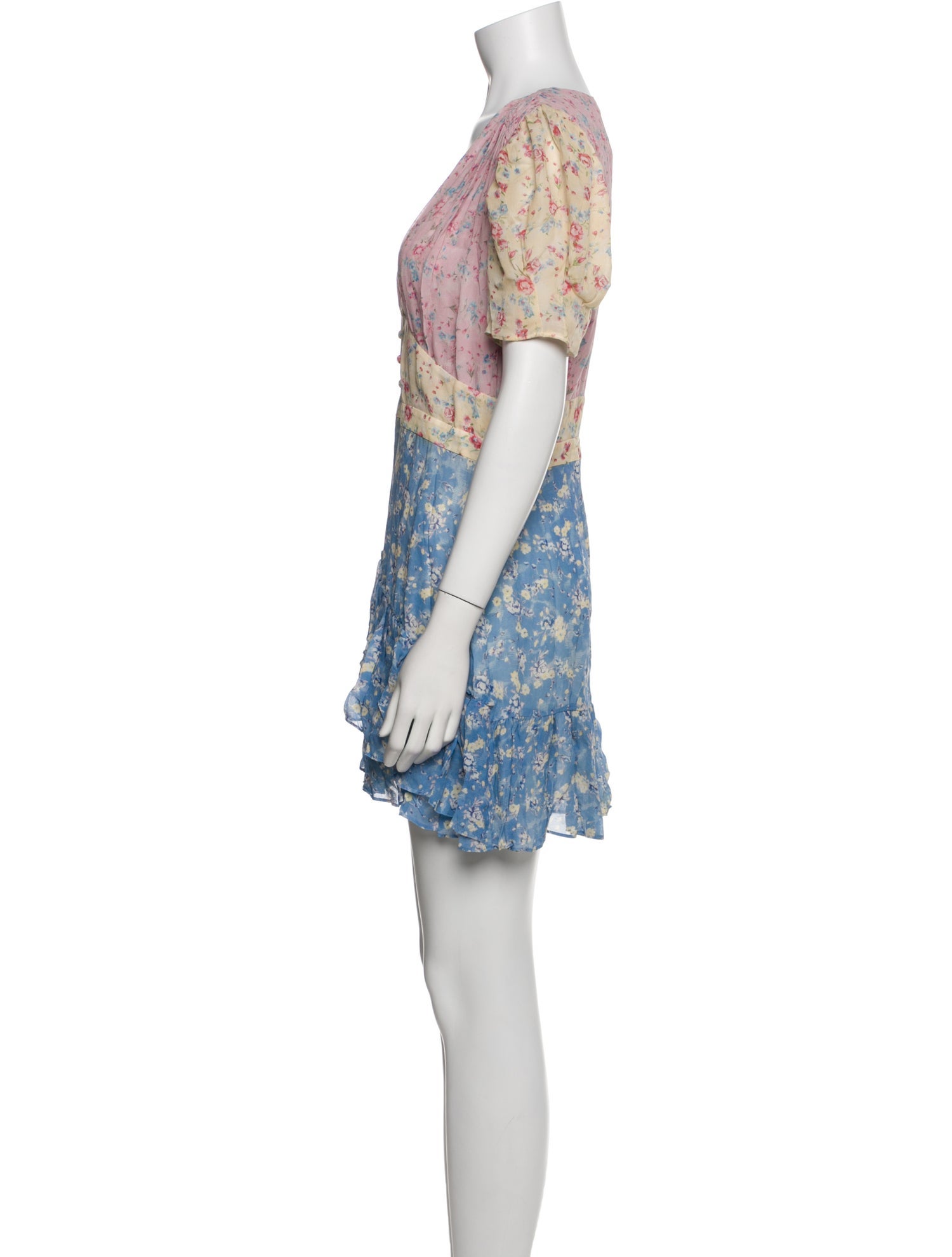 LoveShackFancy Silk Mini Dress