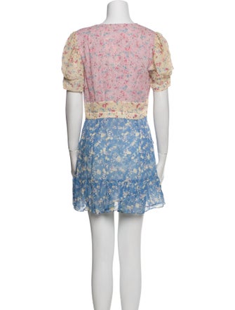LoveShackFancy Silk Mini Dress