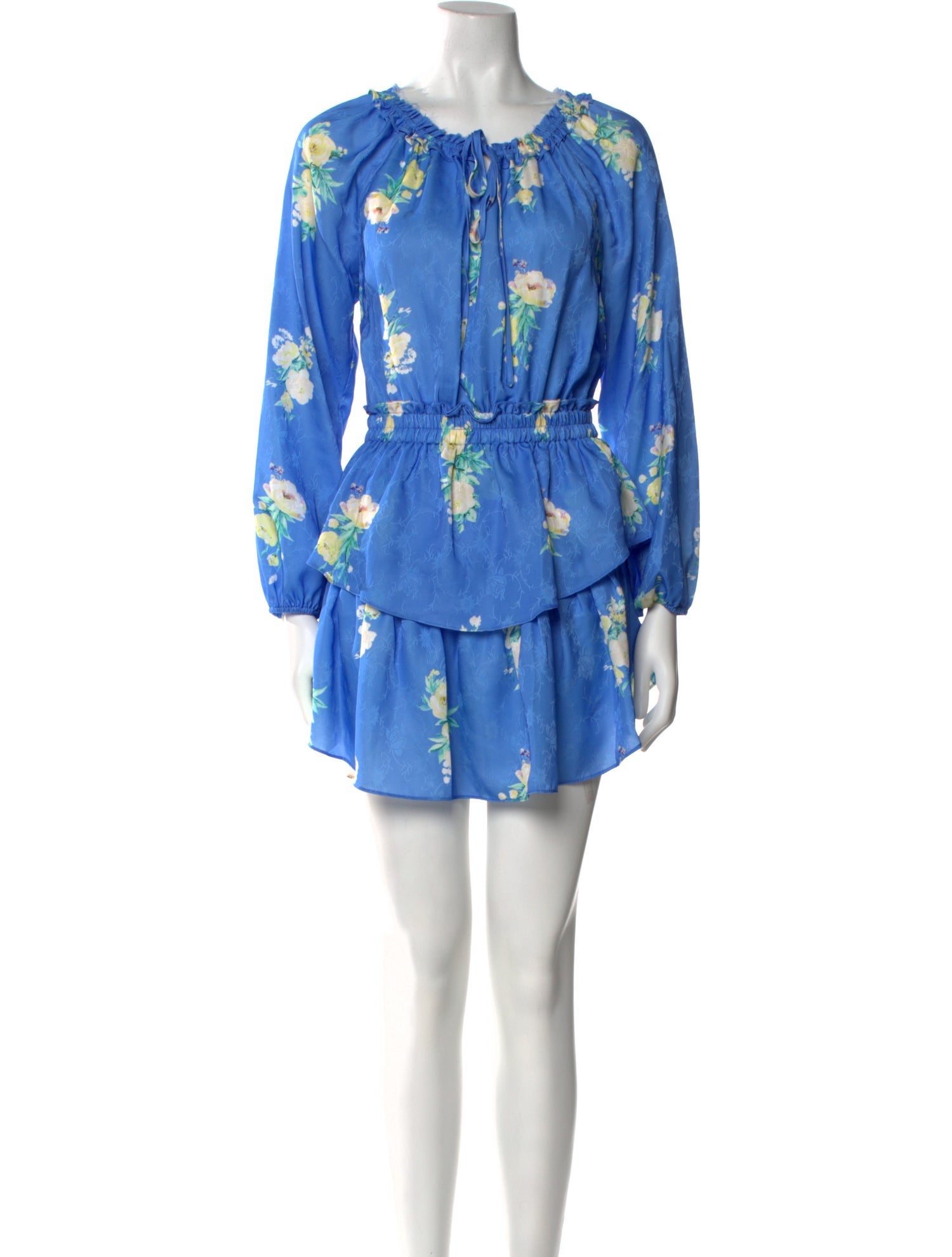 LoveShackFancy Floral Print Mini Dress w/ Tags